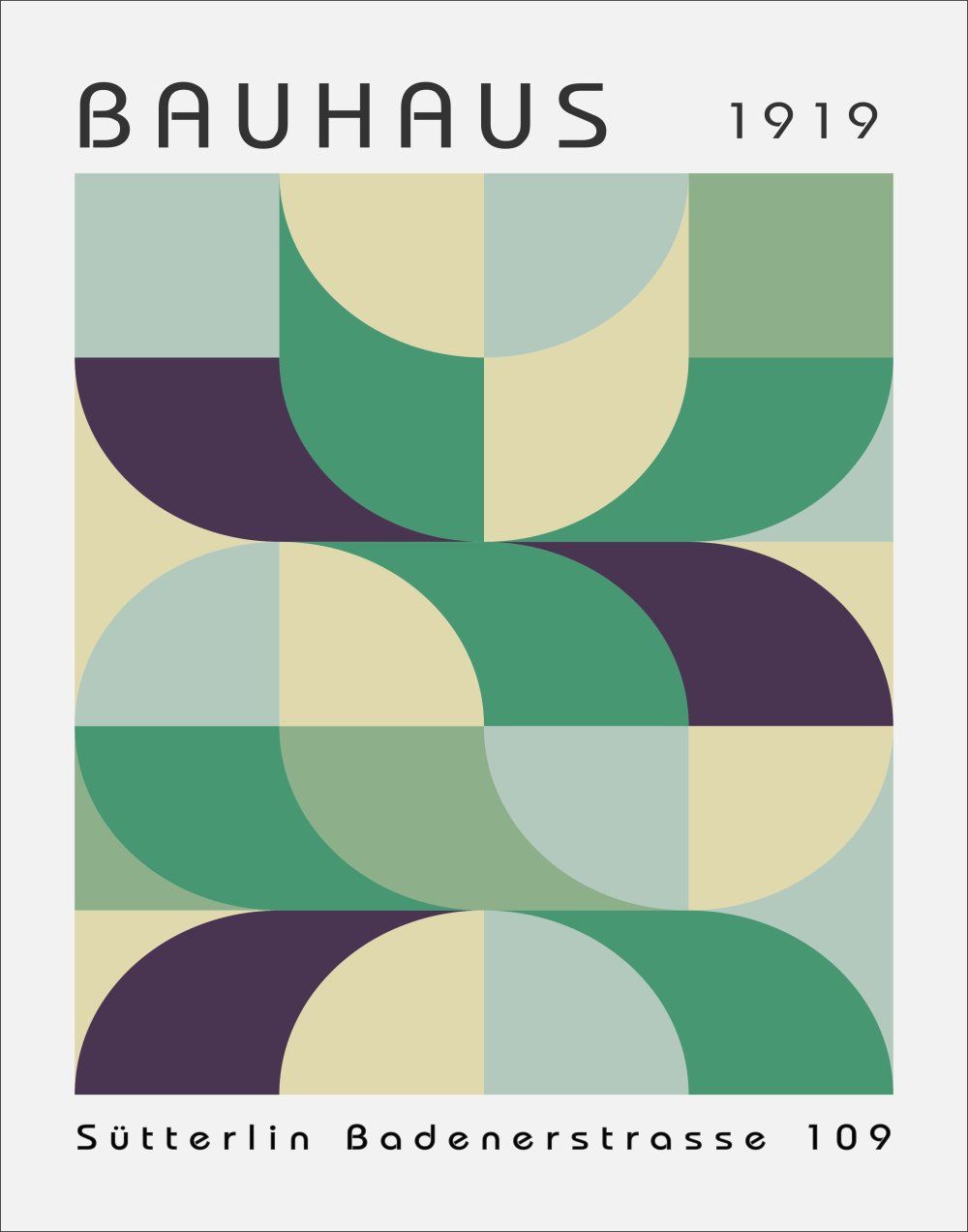 Konten Postkart Bauhaus 1919