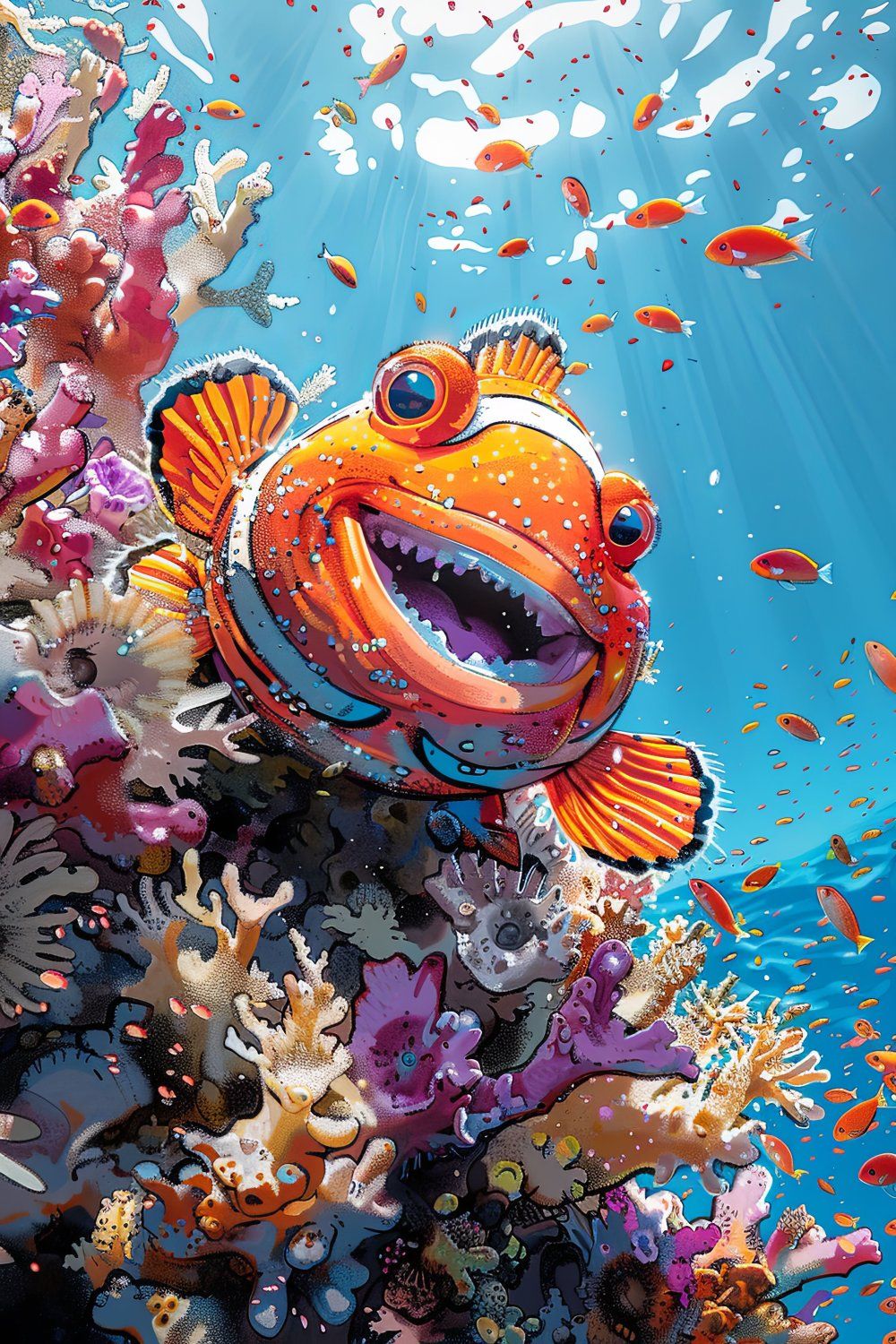 Konten Rekor Reef Coral dengan Ikan-Ikanan Lainnya