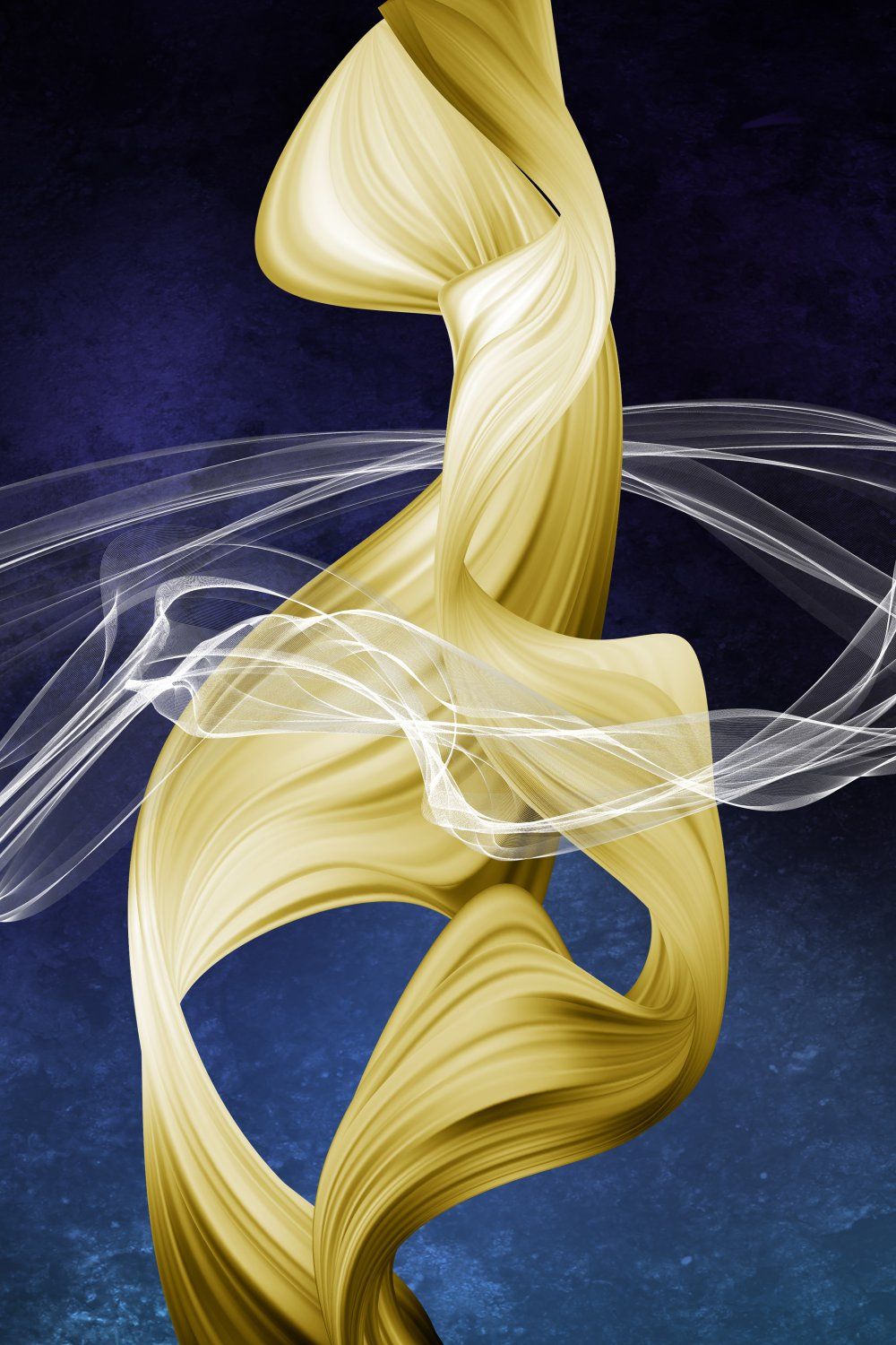 Konten Spiral Abstrak Digital