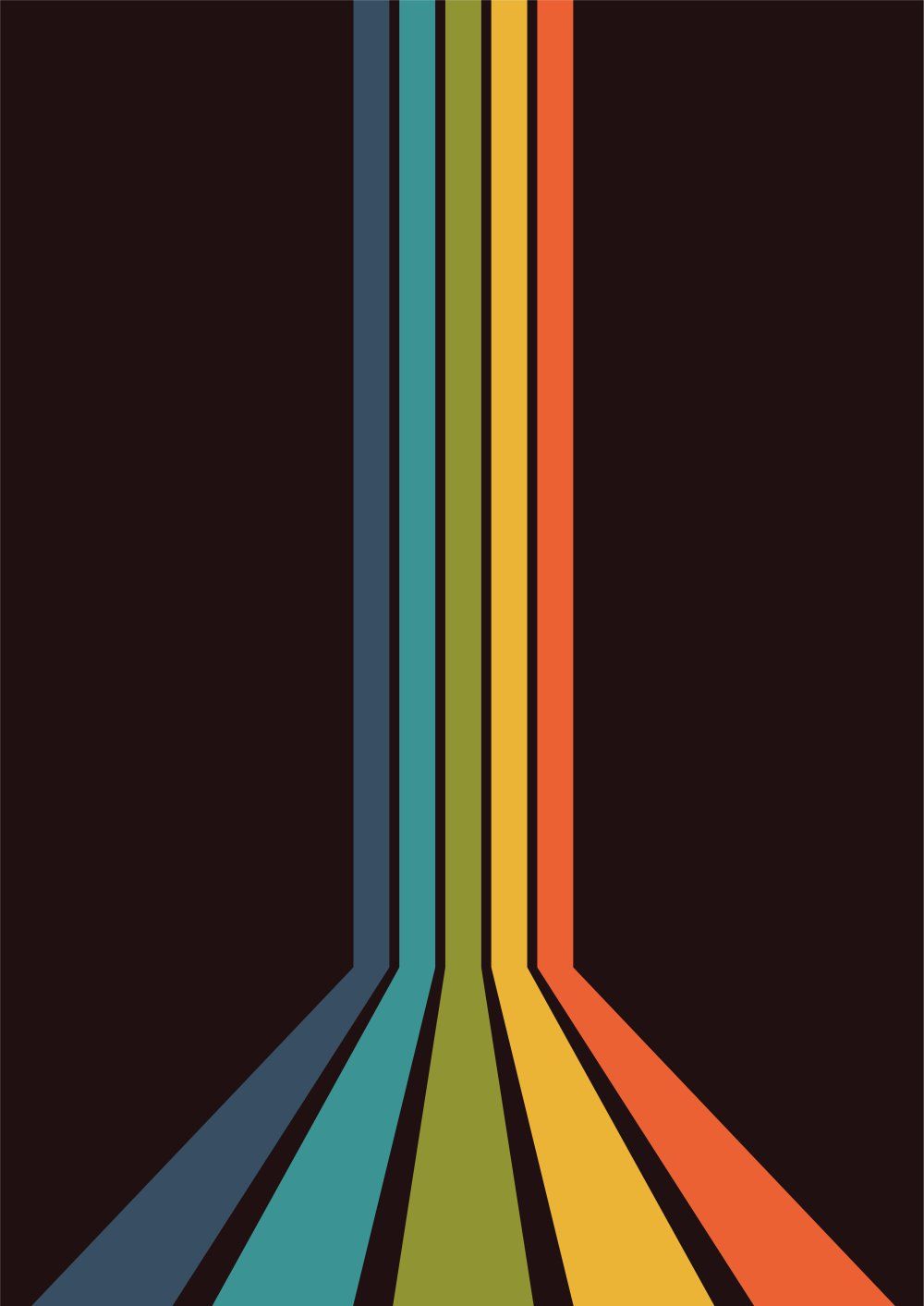 Konten Garis Warna Diagonal