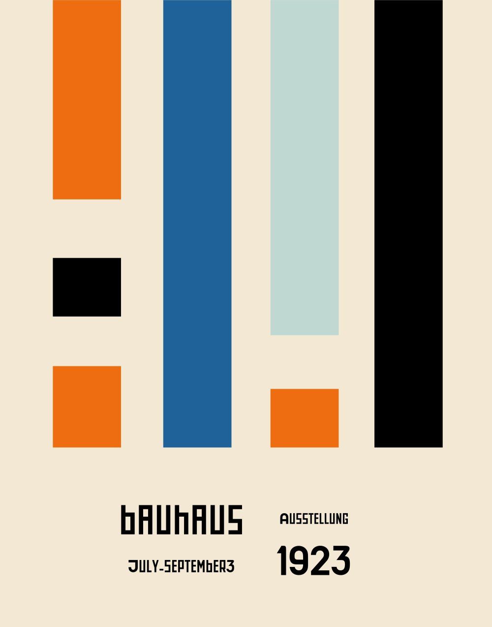 Konten Poster Bauhaus 1400 Plus 11X14 Inch