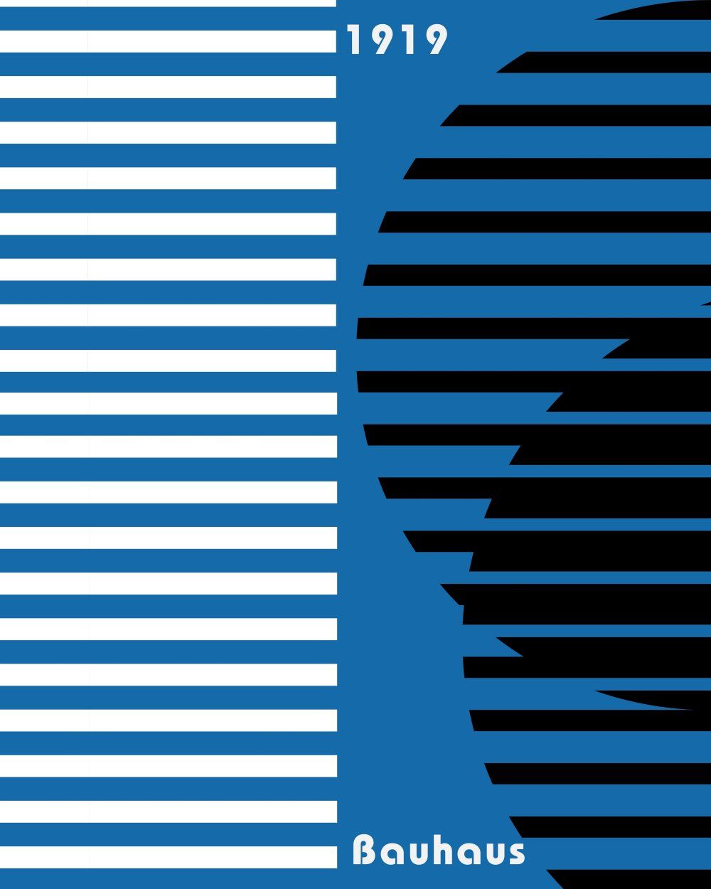 Konten Poster Bauhaus 1919