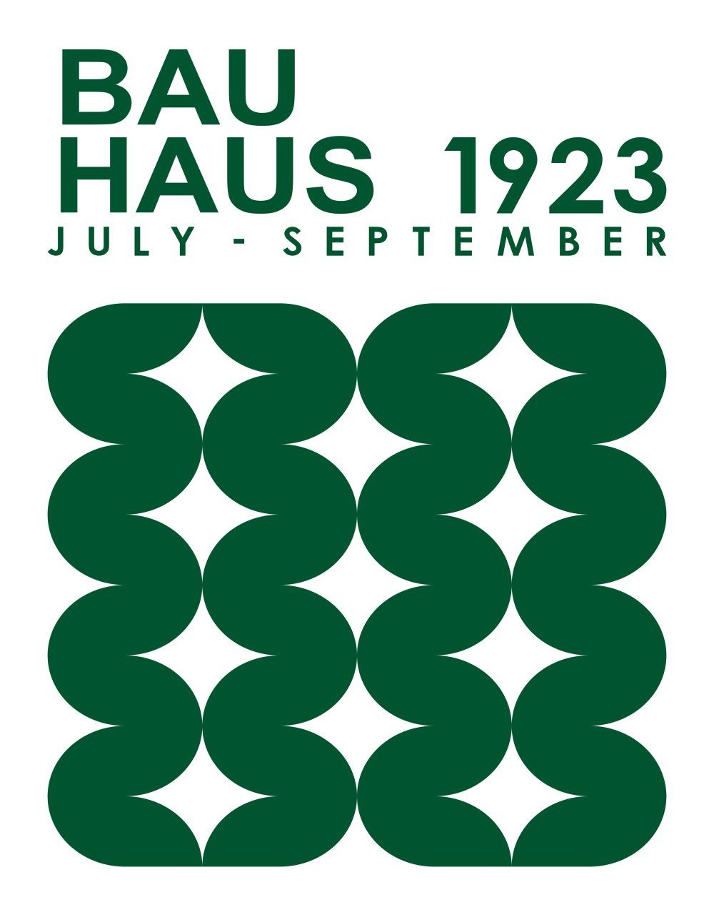 Konten Poster Bauhaus 1923
