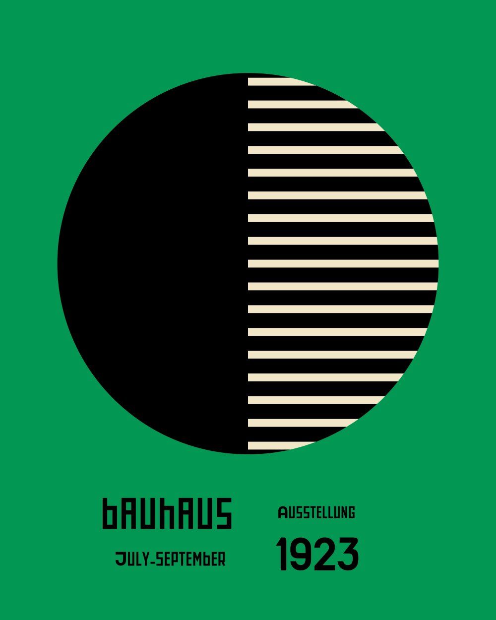 Konten Poster Bauhaus 1923