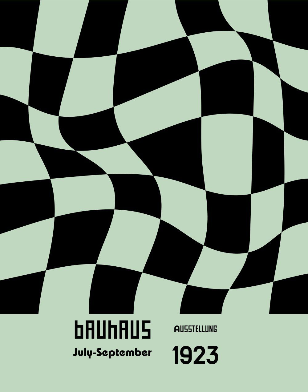 Konten Poster Bauhaus 1923