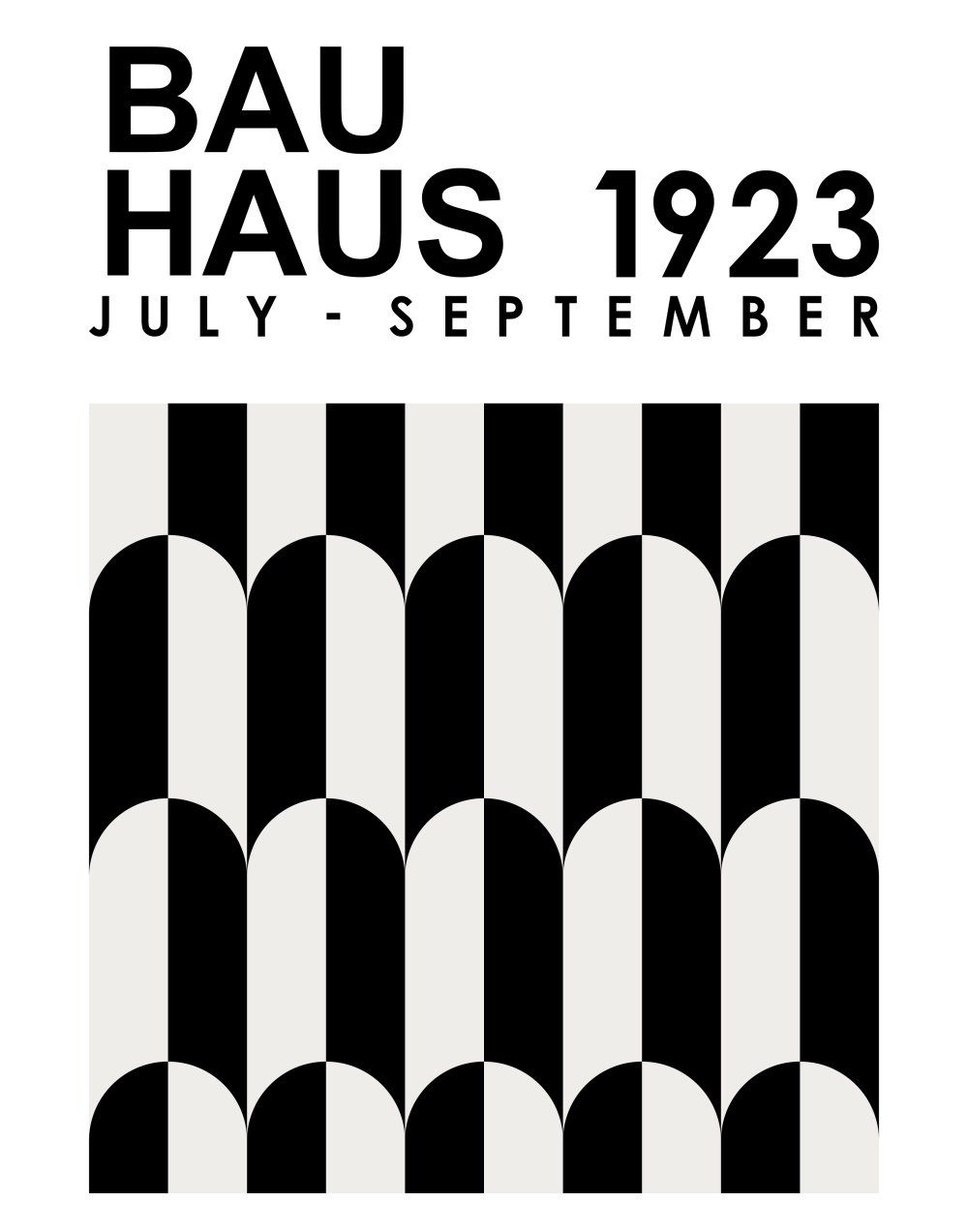 Konten Poster Bauhaus 1923
