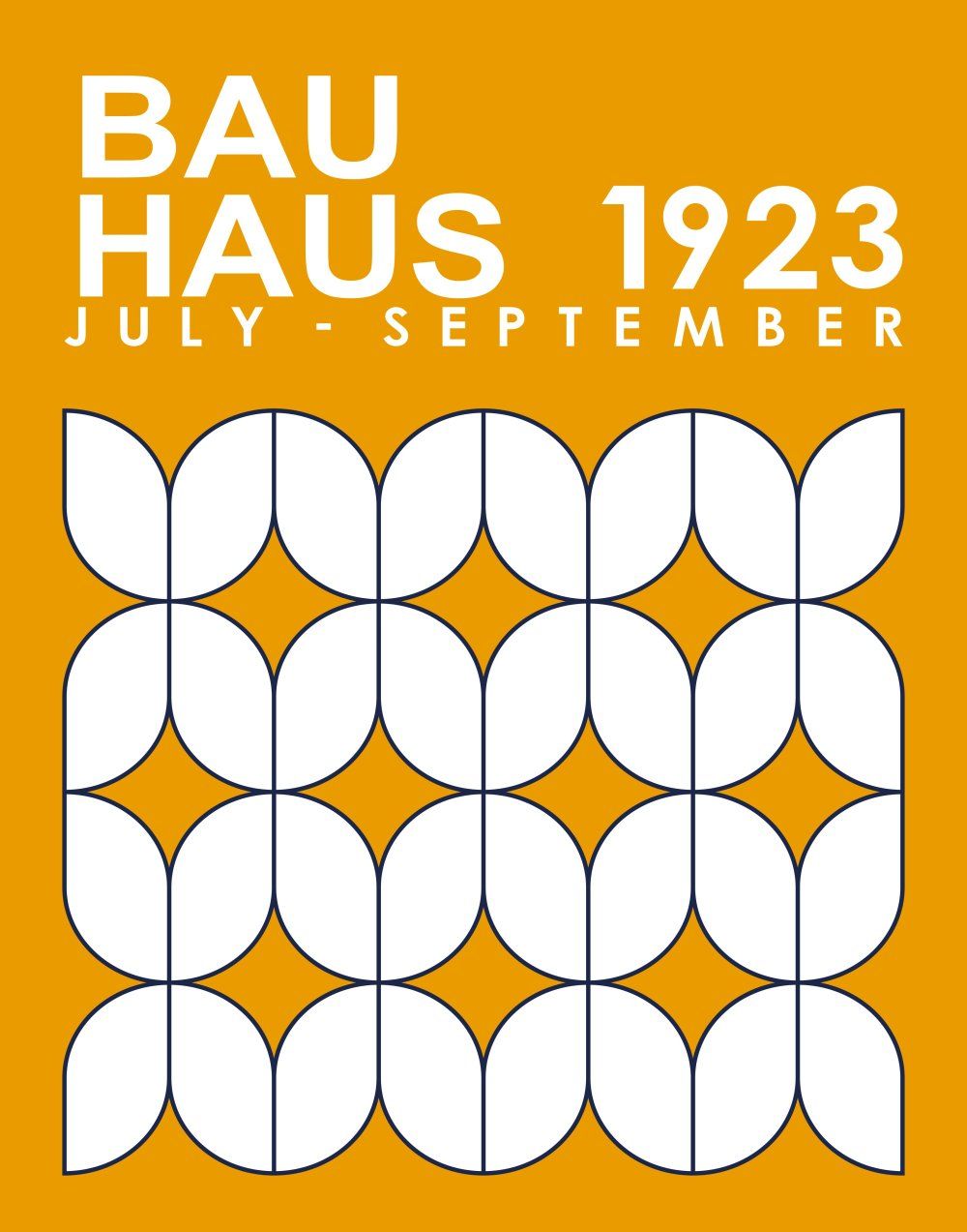Konten Poster Bauhaus 1923