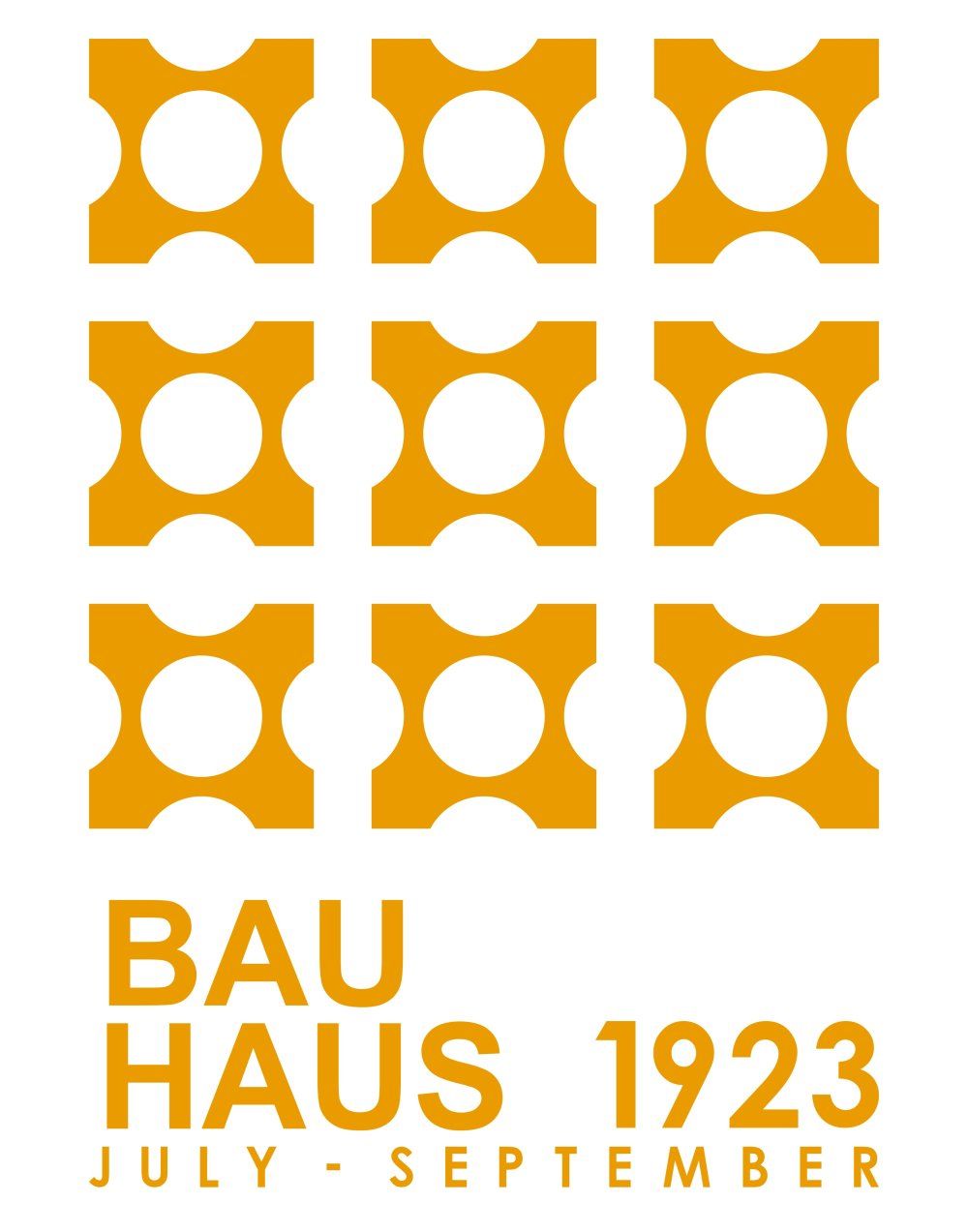 Konten Poster Bauhaus 1923