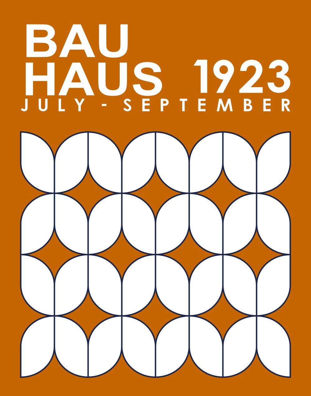 Konten Poster Bauhaus 1923