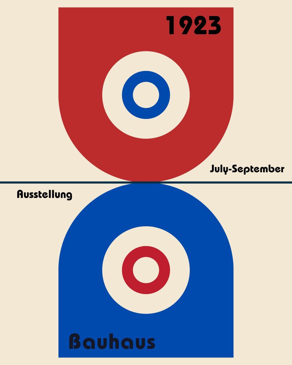 Konten Poster Bauhaus 1923-1941