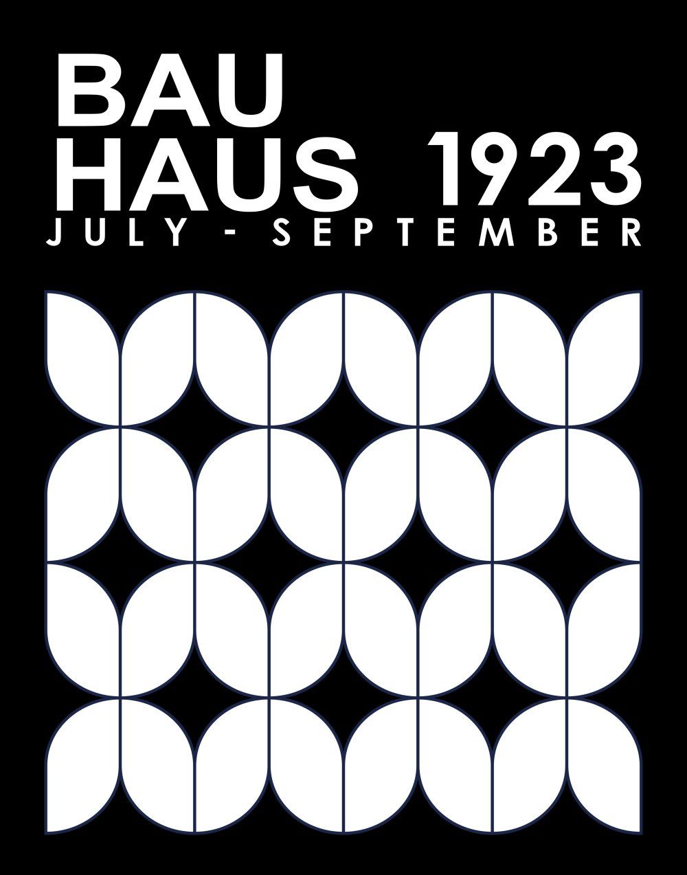 Konten Poster Bauhaus 1923 Juli