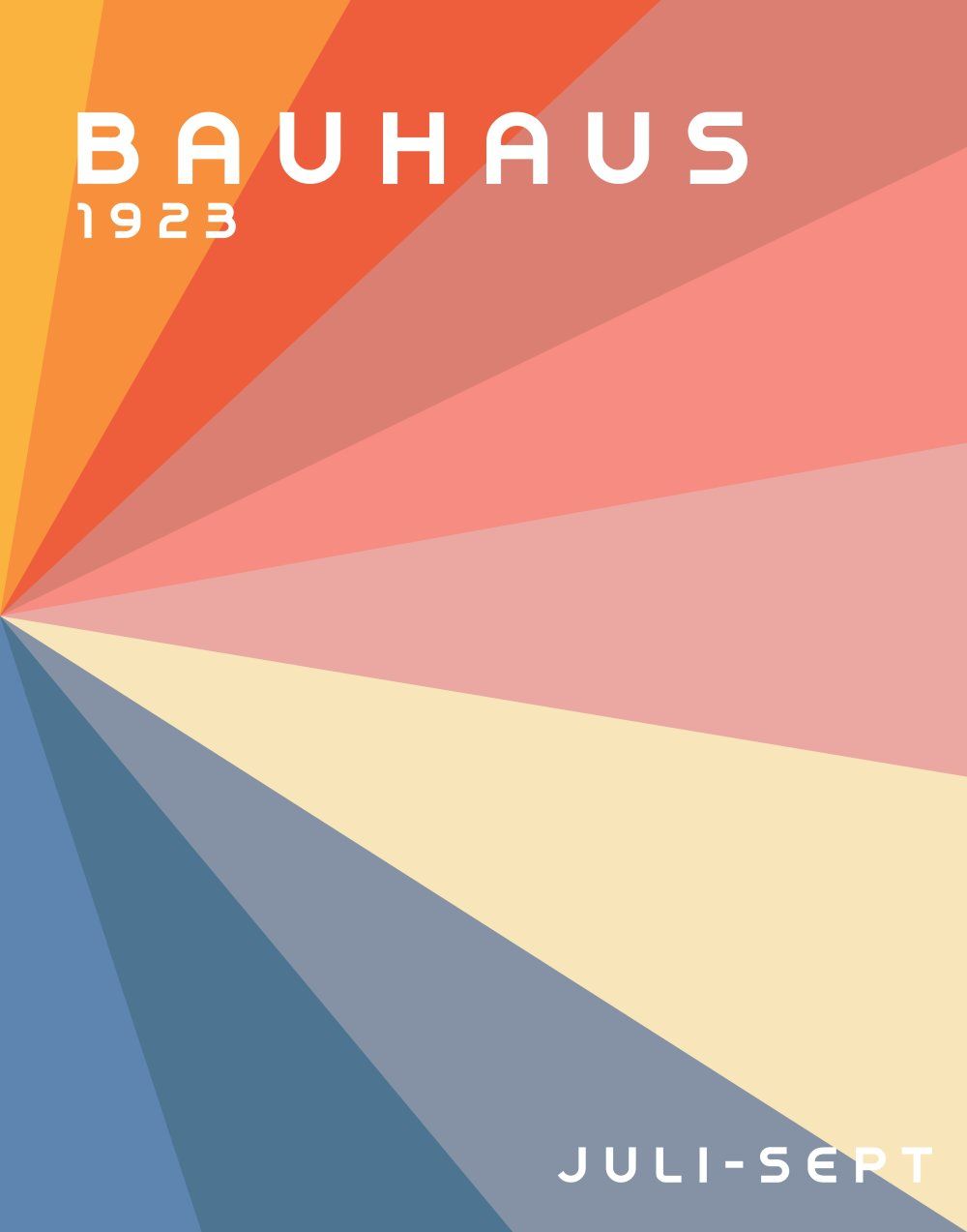 Konten Poster Bauhaus 1933