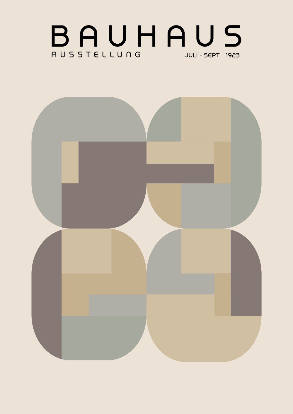 Konten Poster Bauhaus A1