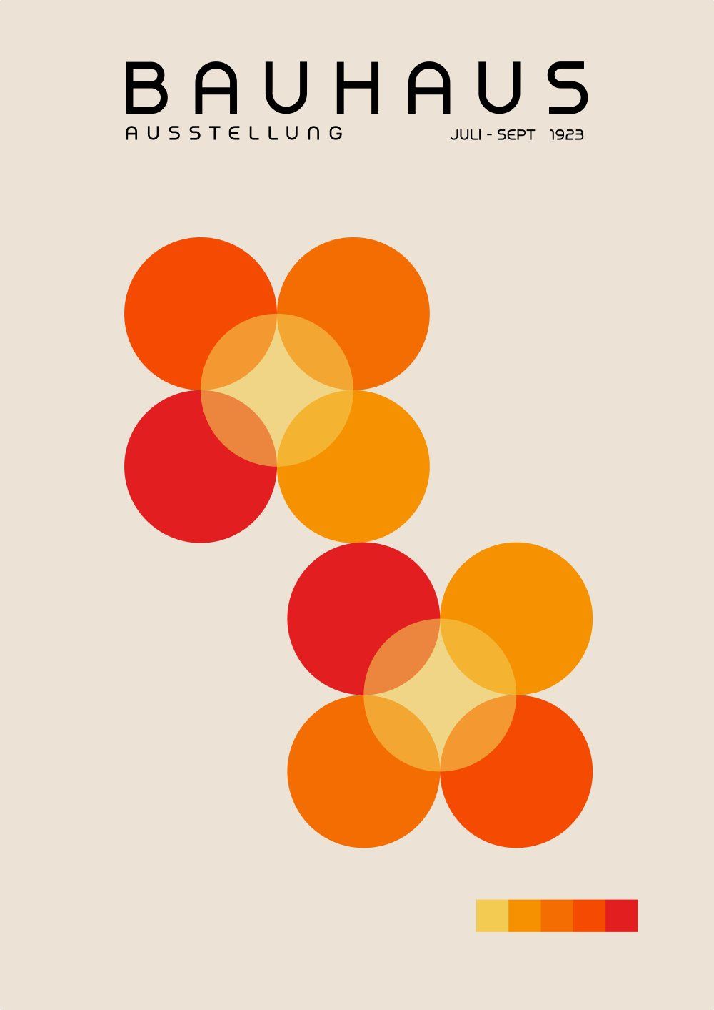 Konten Poster Bauhaus A1