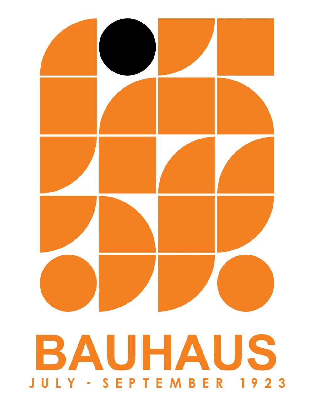 Konten Poster Bauhaus Art Exhibition