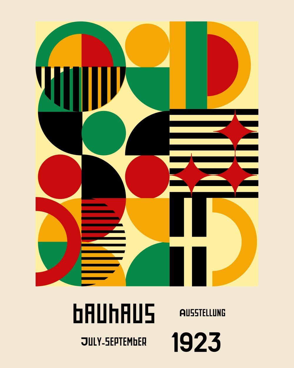 Konten Poster Bauhaus Collection