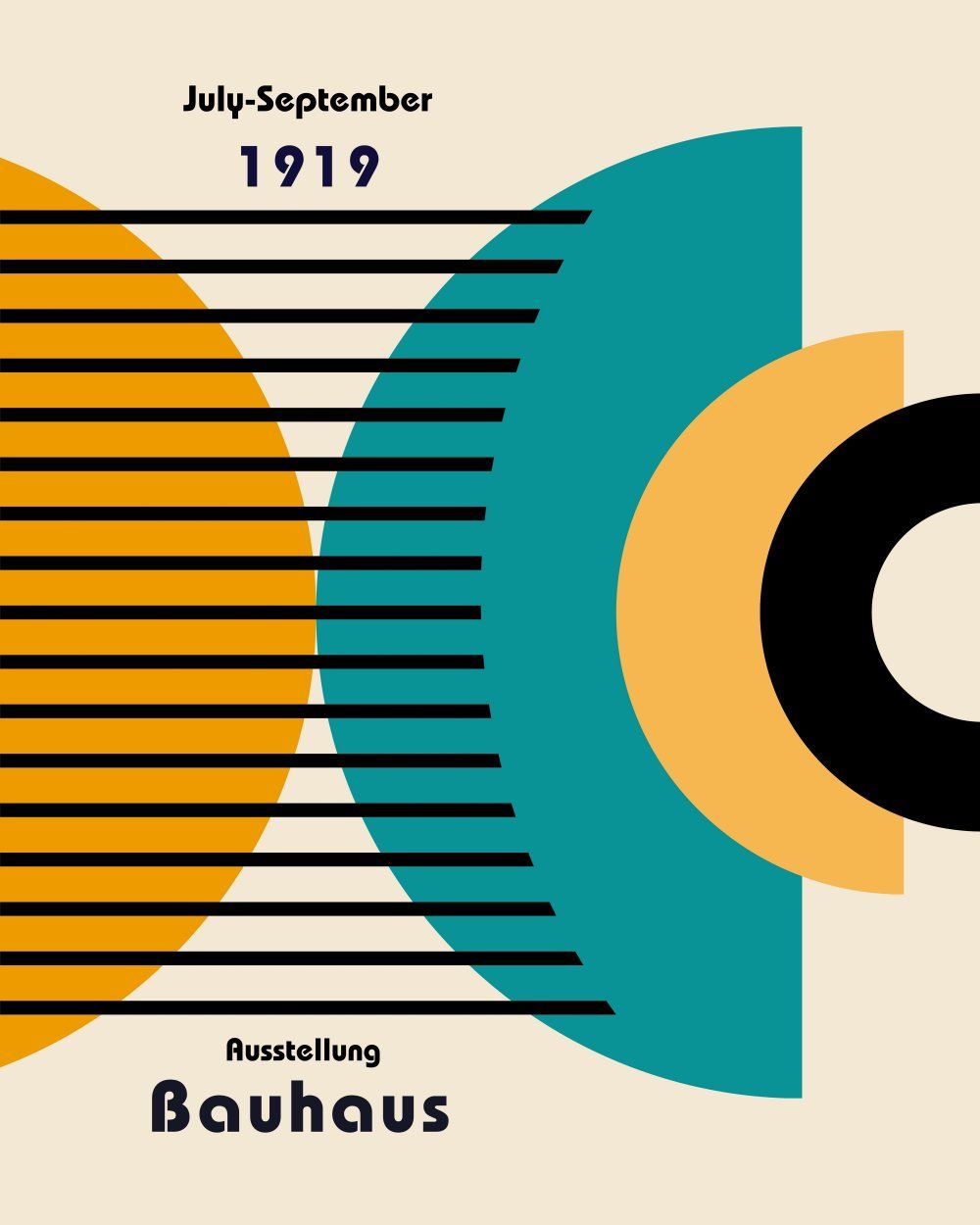 Konten Poster Bauhaus Collection
