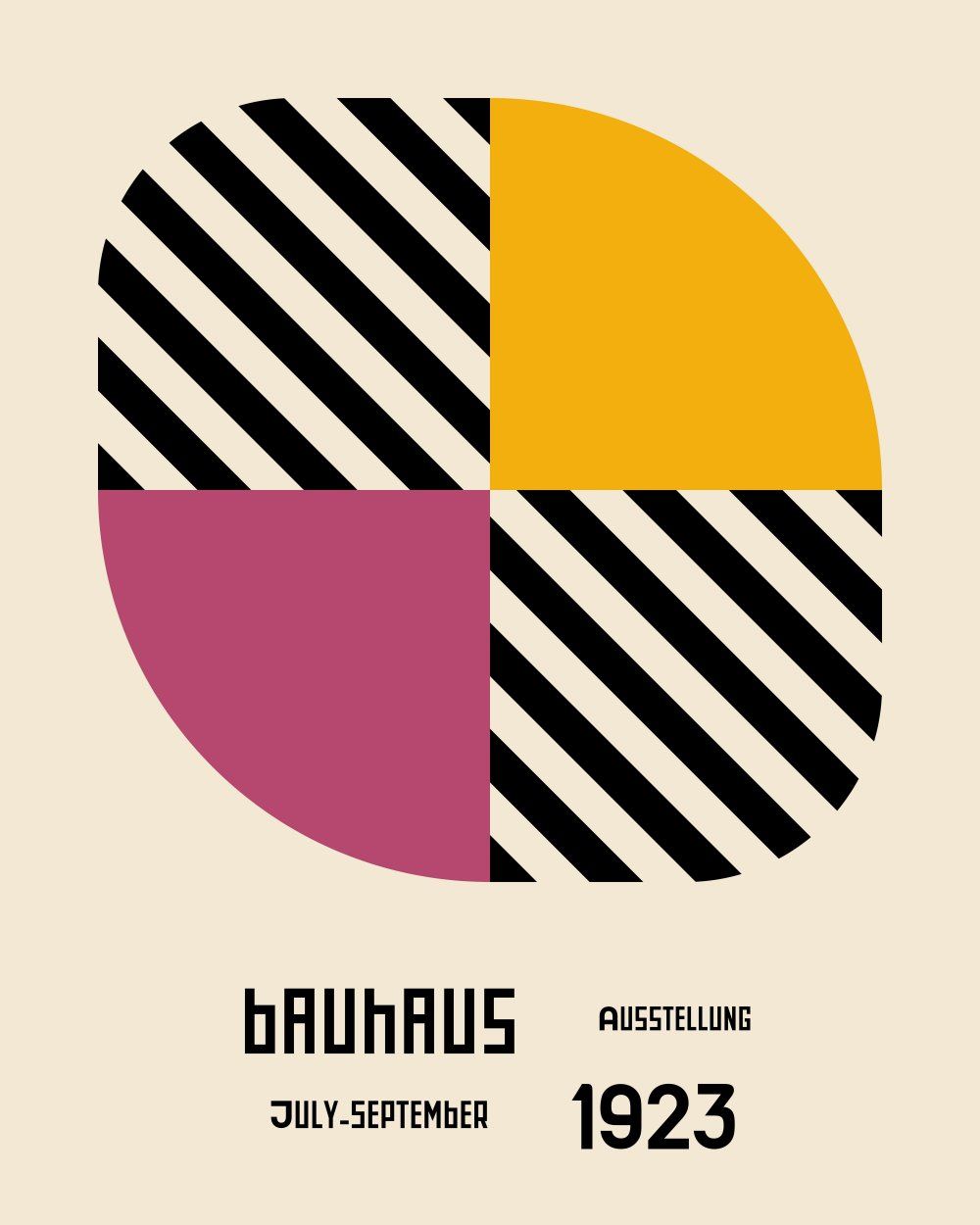 Konten Poster Bauhaus Collection
