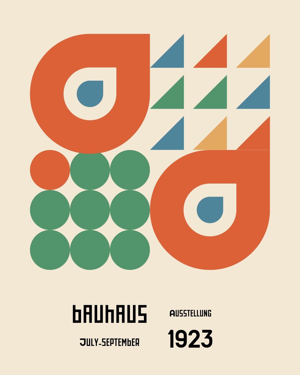Konten Poster Bauhaus Collection