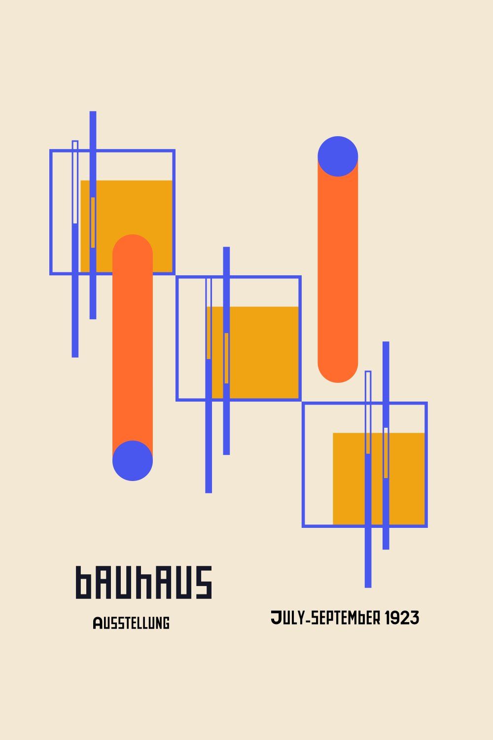 Konten Poster Bauhaus Collection