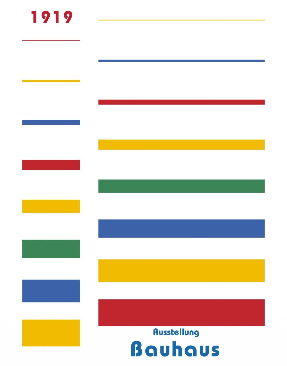 Konten Poster Bauhaus Collection 1919-2019