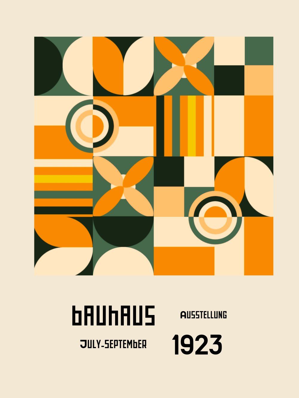 Konten Poster Bauhaus Collection Rasio 3 4