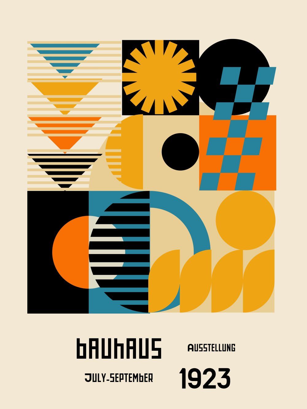 Konten Poster Bauhaus Collection Rasio 3 4