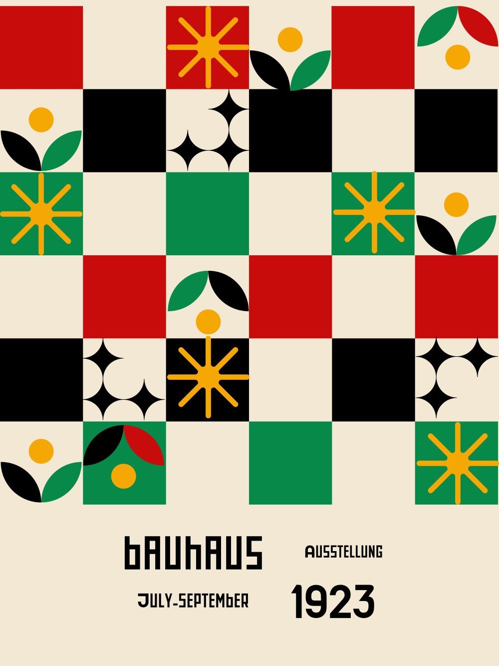 Konten Poster Bauhaus Collection Rasio 3 4