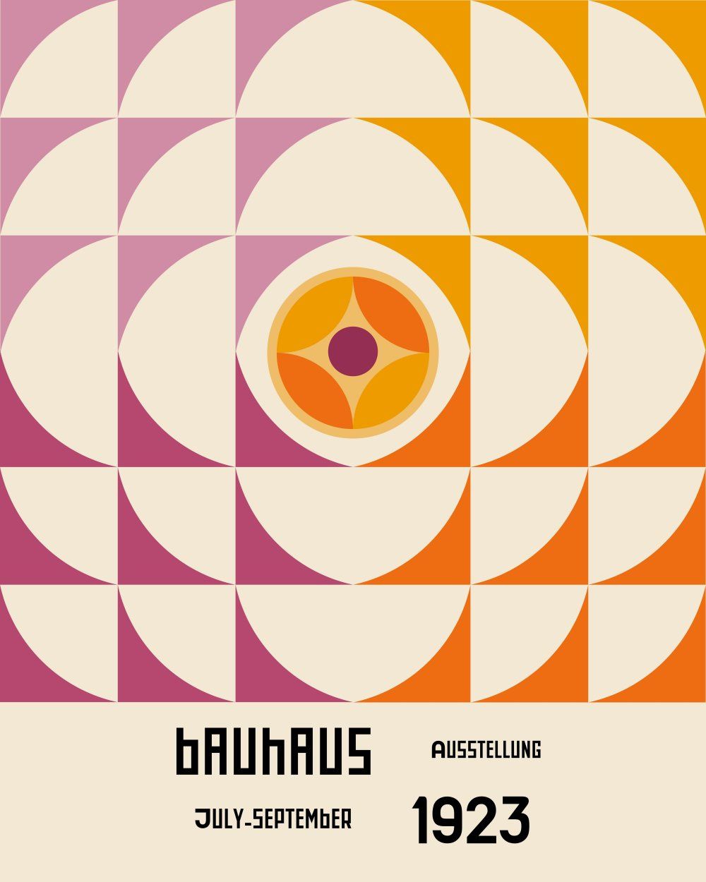 Konten Poster Bauhaus Collection Rasio 4 5