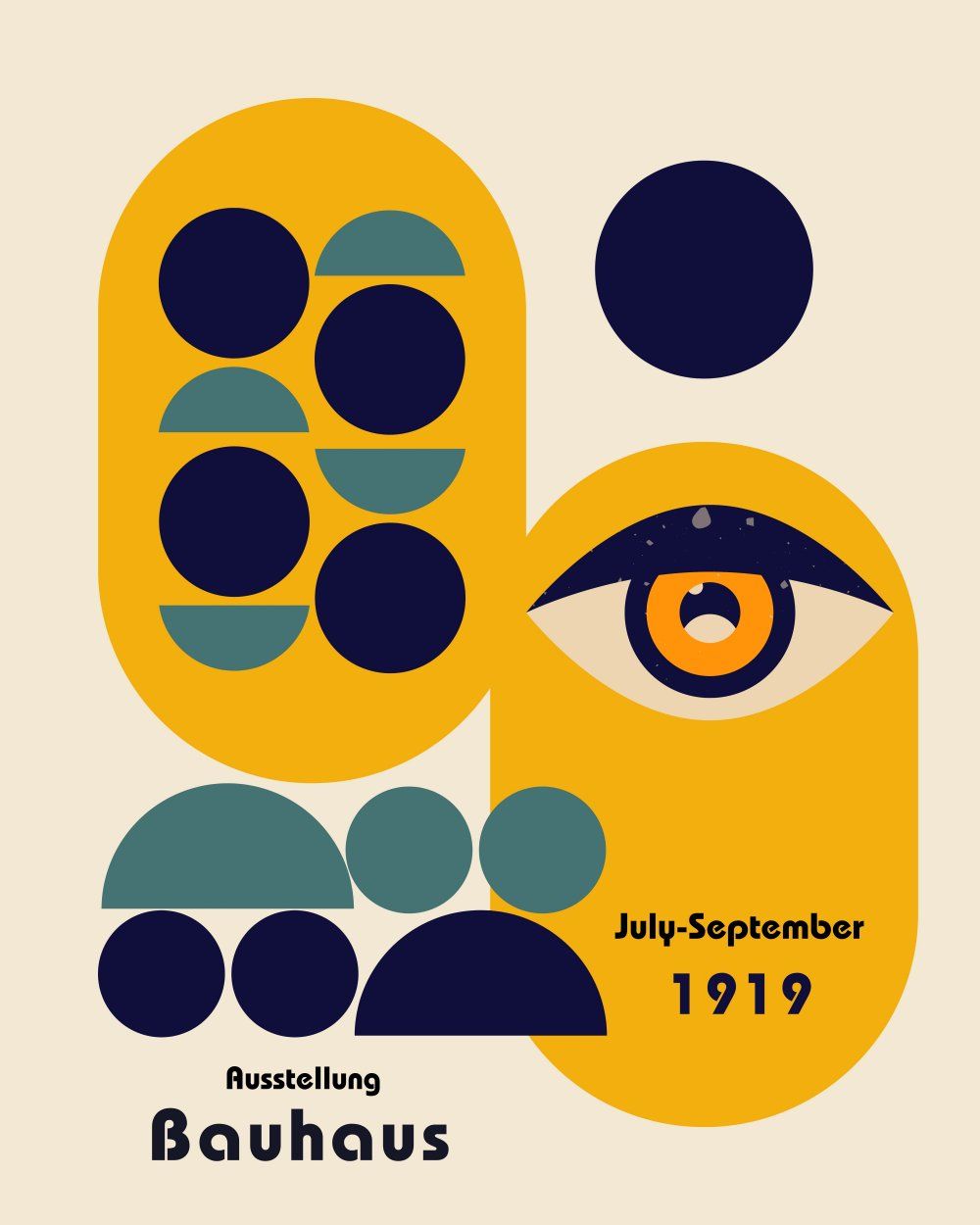 Konten Poster Bauhaus Collection Rasio 4 5