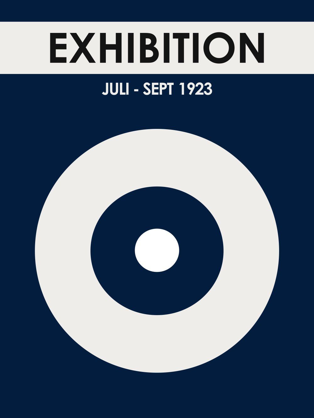 Konten Poster Eksposis Bauhaus