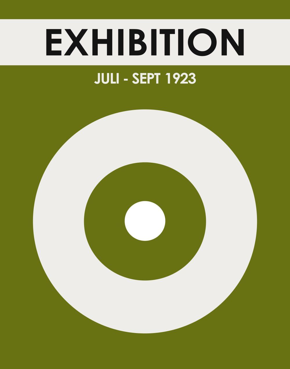 Konten Poster Eksposis Bauhaus