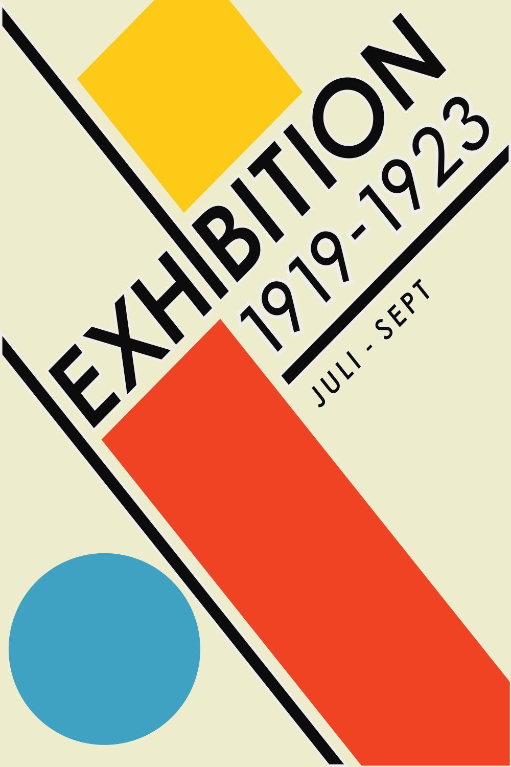 Konten Poster Eksposisi Bauhaus 1979-2023