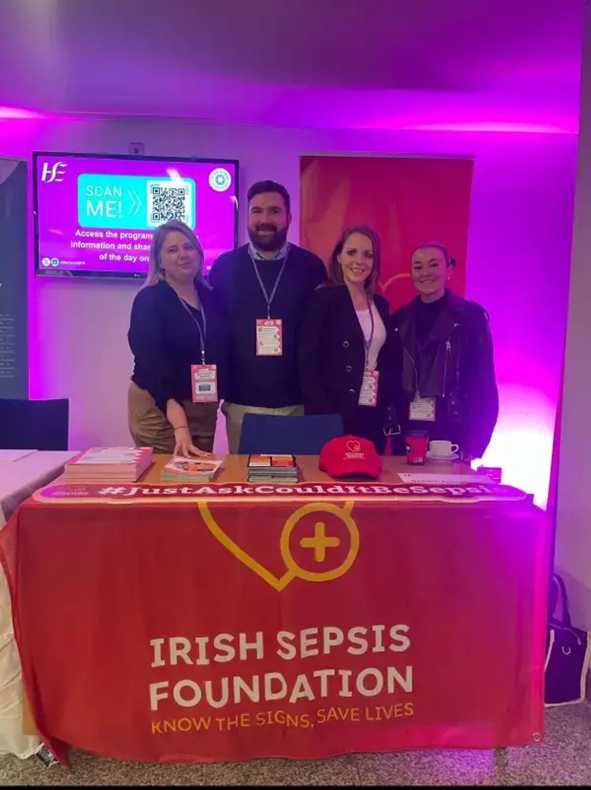 Members of the Irish Sepsis Foundation.