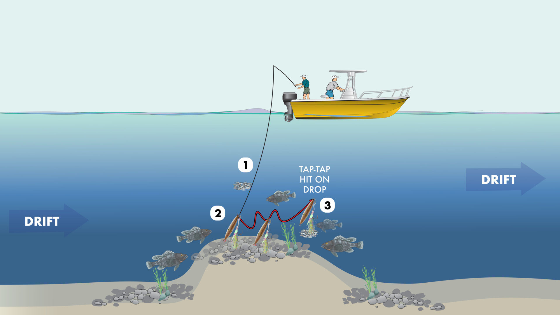 R2800 Dead Stick bottom thump — Squinnow sea bass
