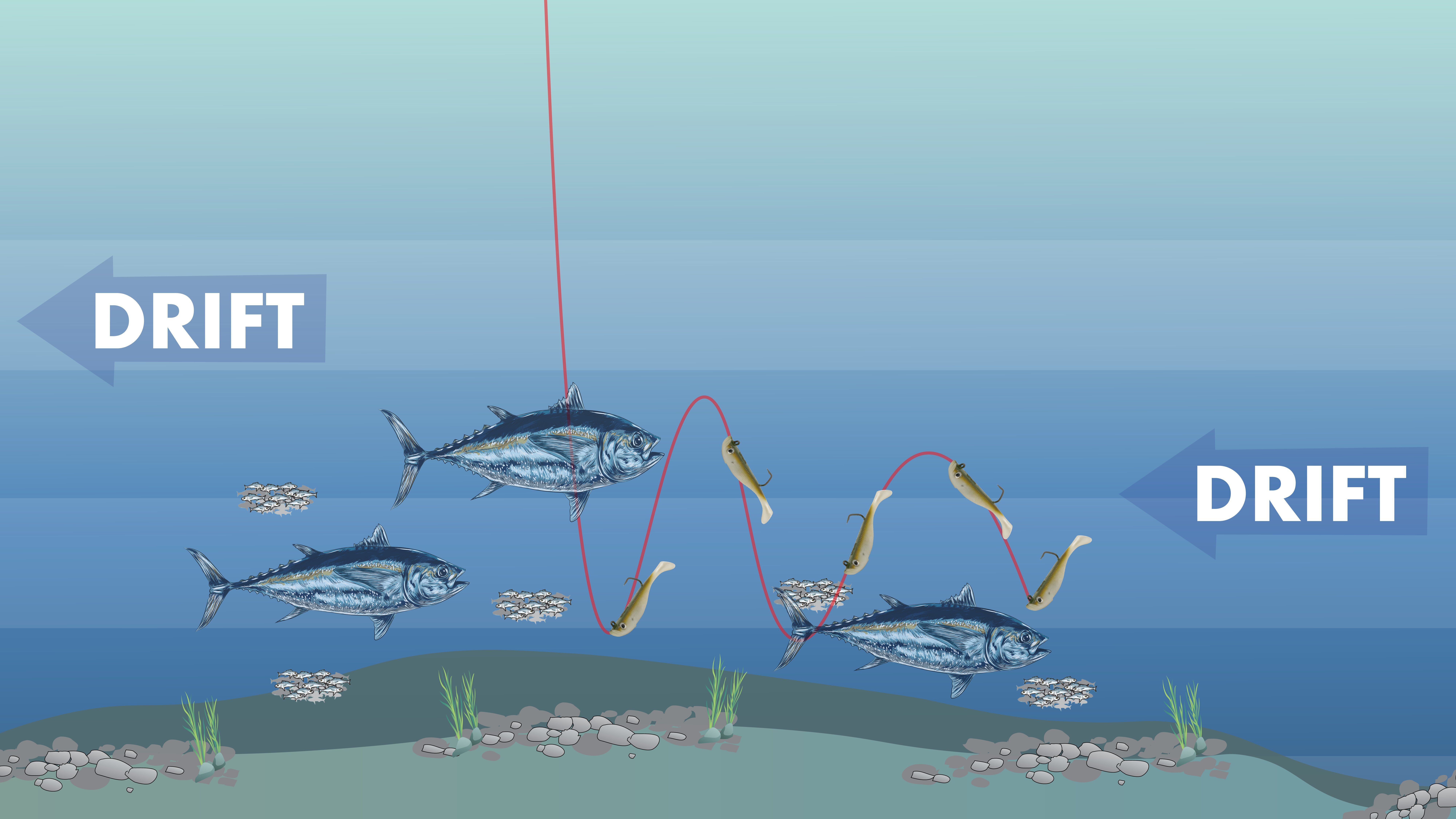 Protail Paddle tuna slow jig closeup — Battle Pocket hook