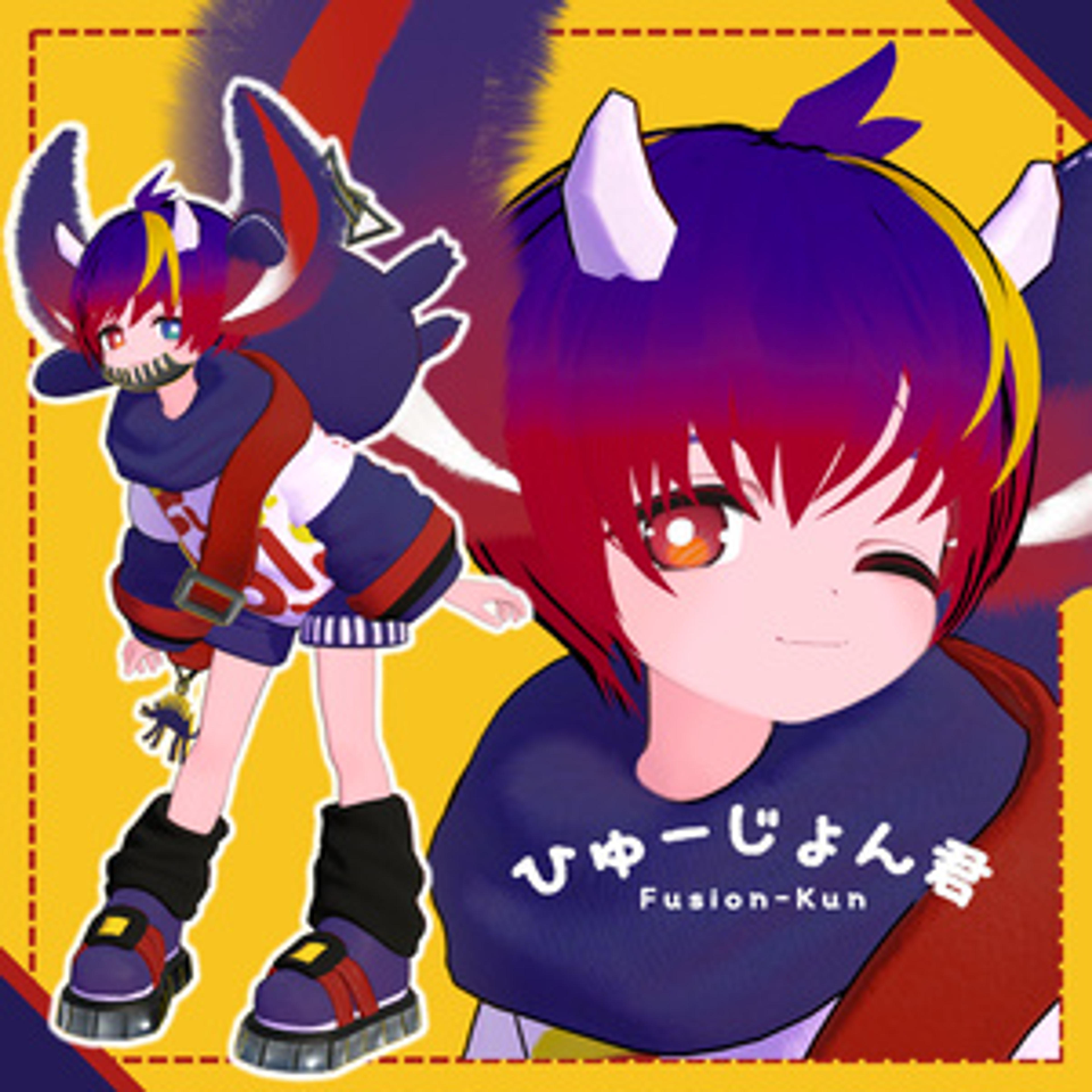 ひゅーじょん君 オリジナル3Dモデル -VRChatアバター & VRM