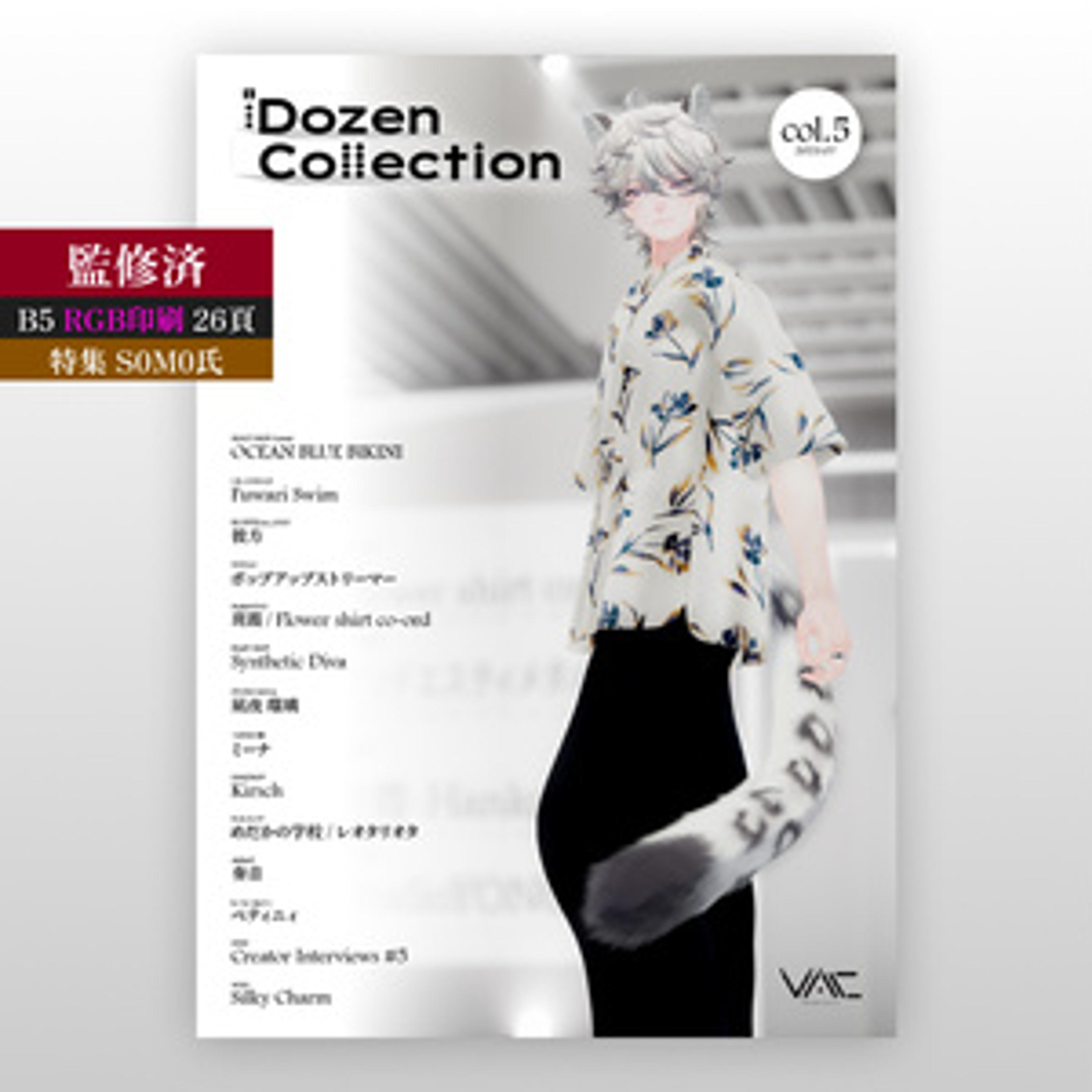 【VRChatアバターコレクション雑誌】1Dozen Collection col.5 (特集 S0M0氏)