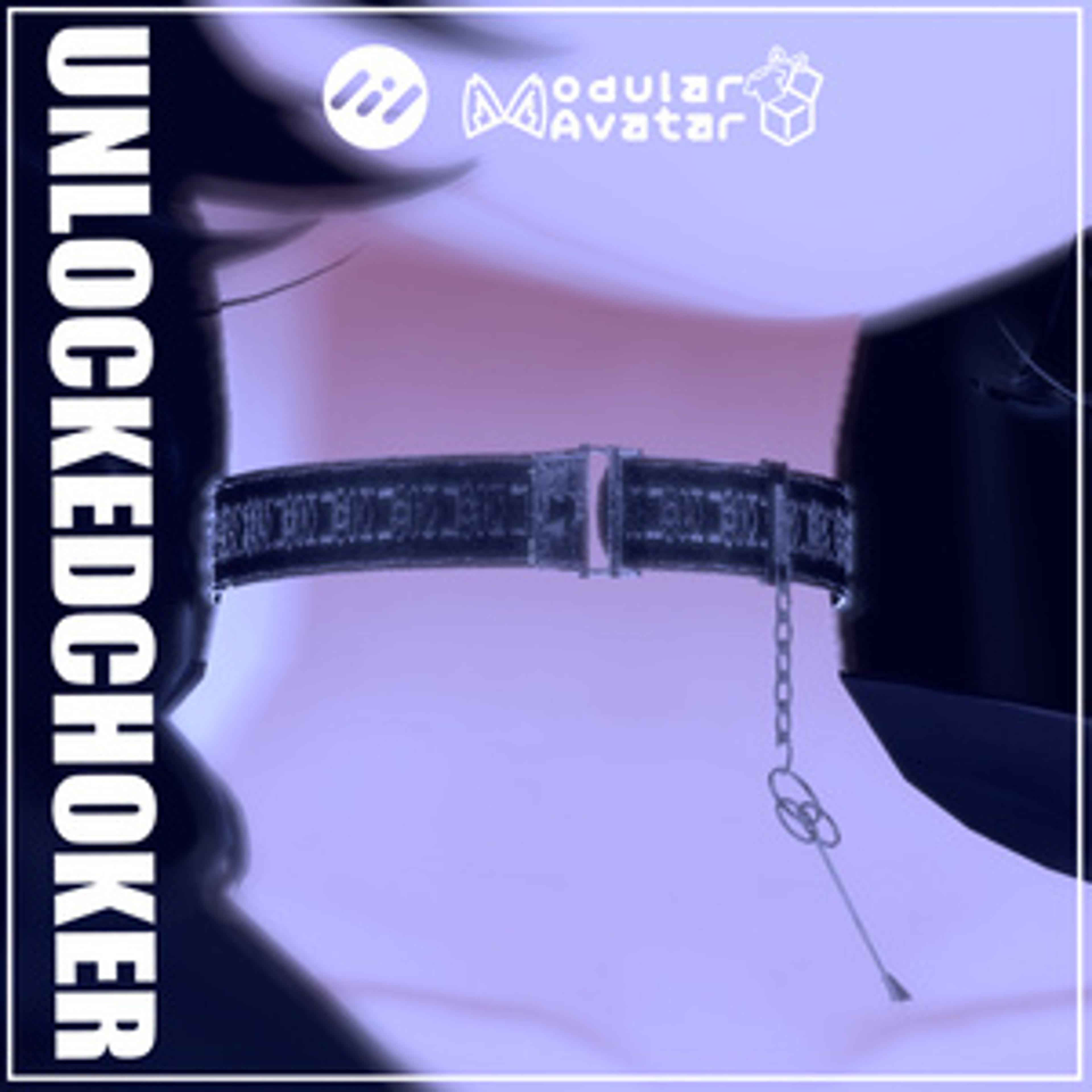 【VRChat】UNLOCKED CHOKER 【MA対応】【11アバター対応】