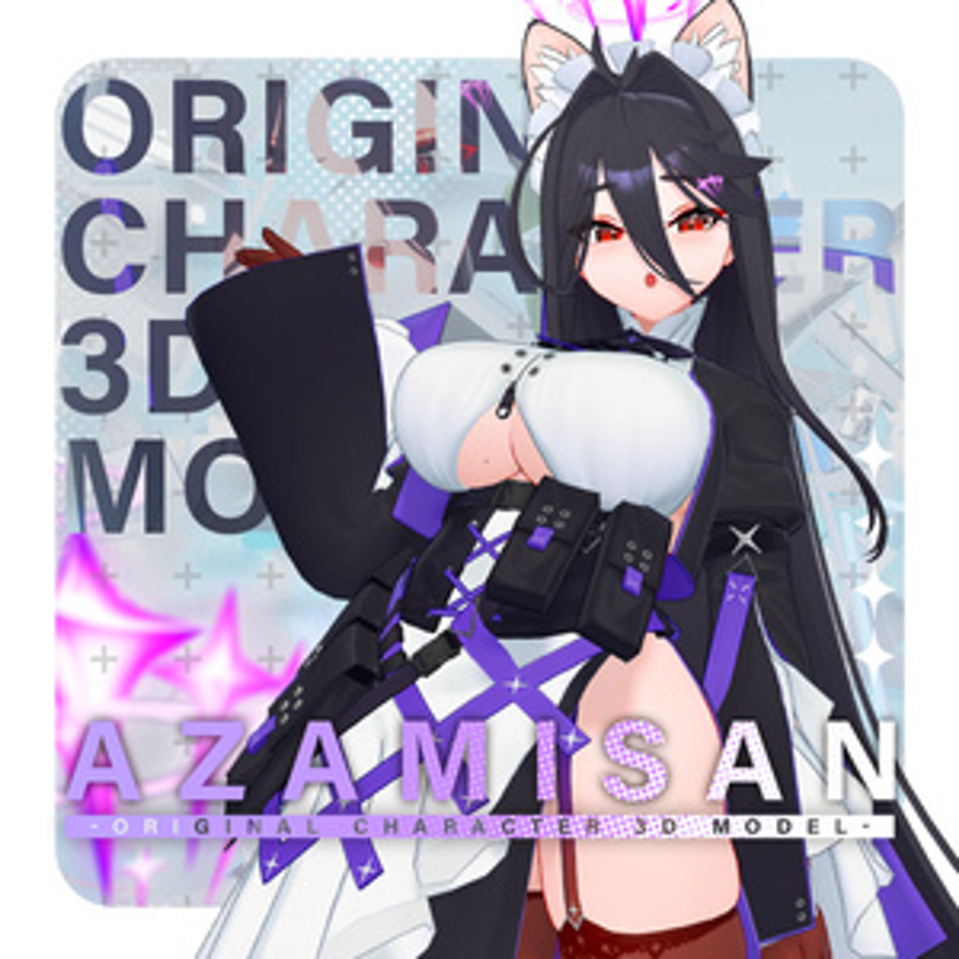 オリジナル3Dモデル 「アザミさん AZAMISAN」ver 1.06