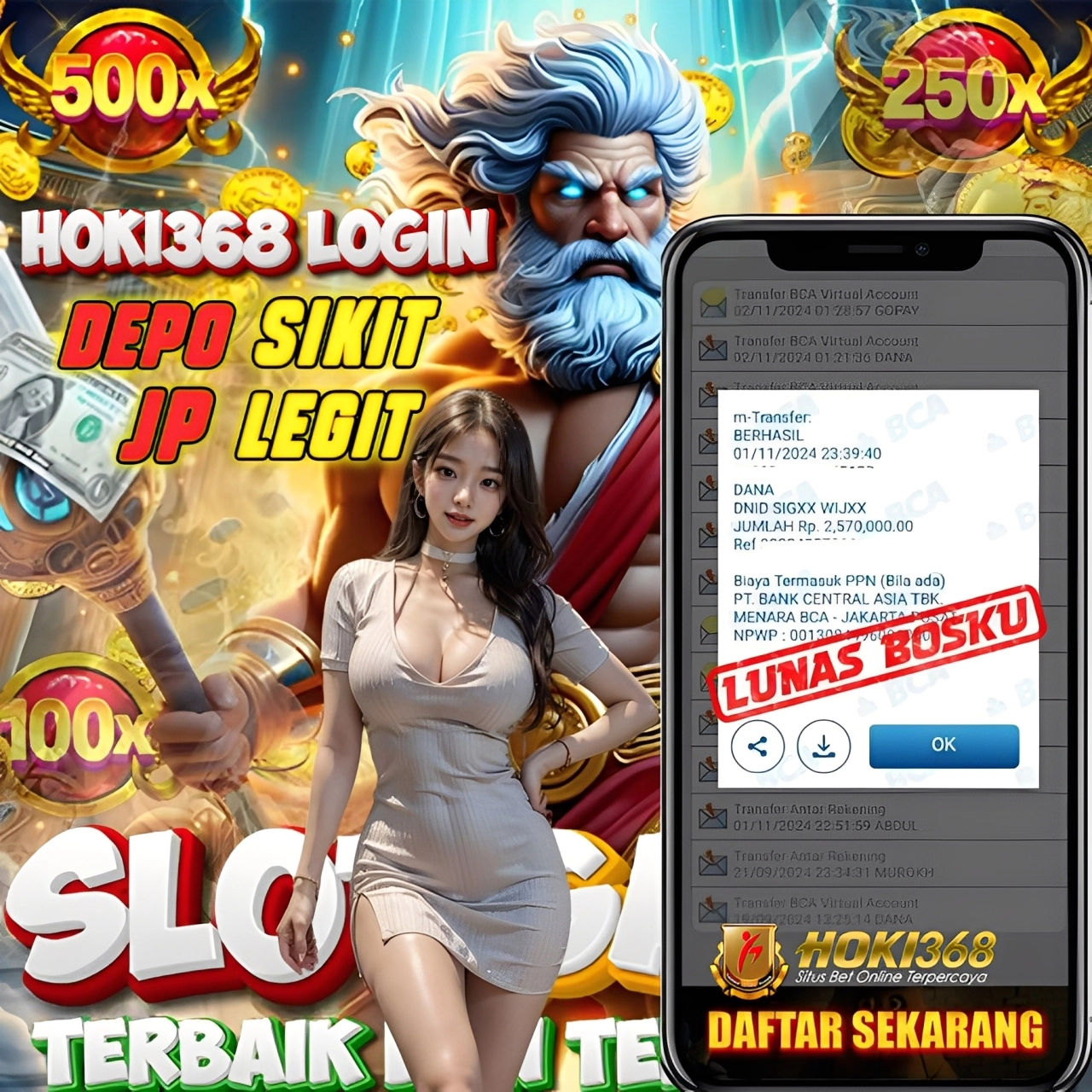 Hoki368 Login : Link Resmi Situs Slot Depo Sikit JP Legit