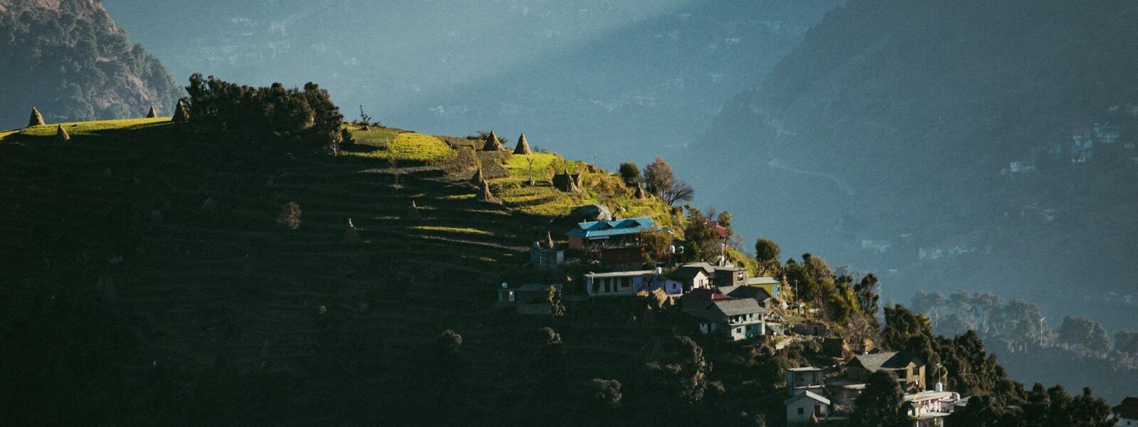 Dalhousie-mountain valley landscape