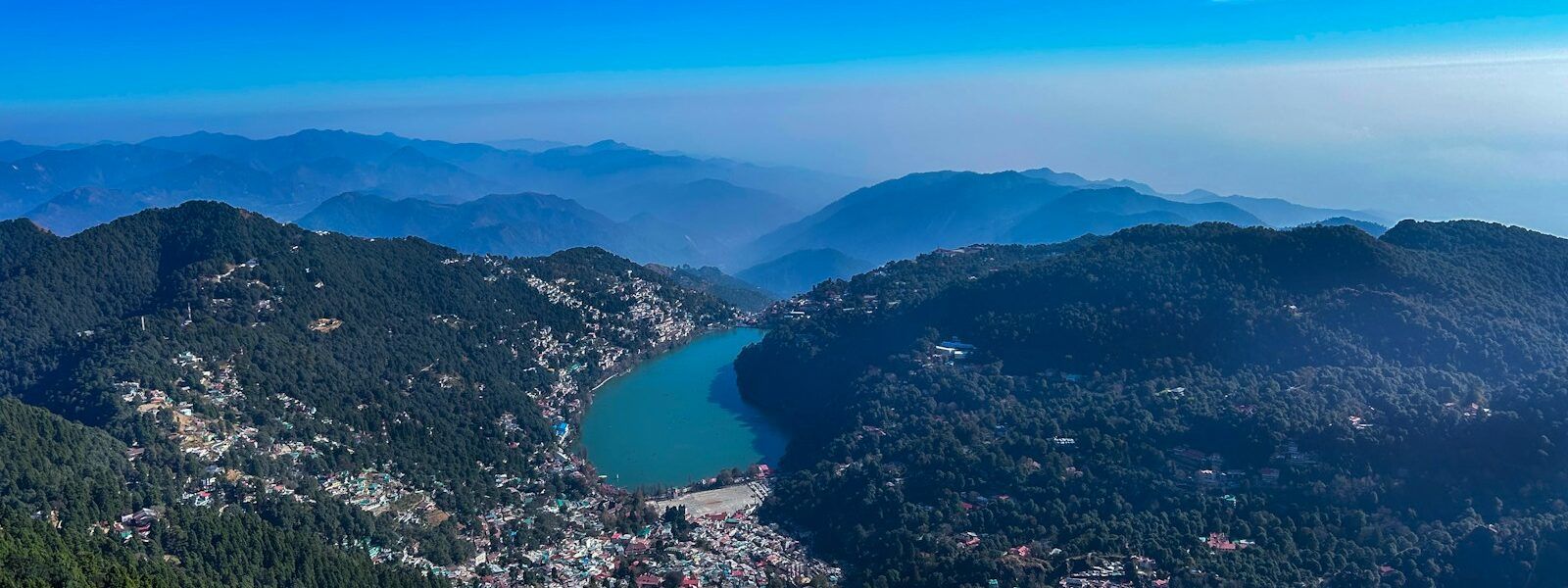 Nainital - Lake view from top