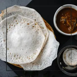 Appam with stew