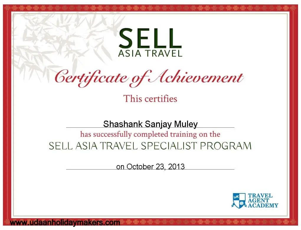 Sell asia specialist