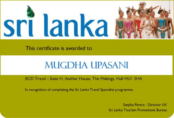 Srilanka certified