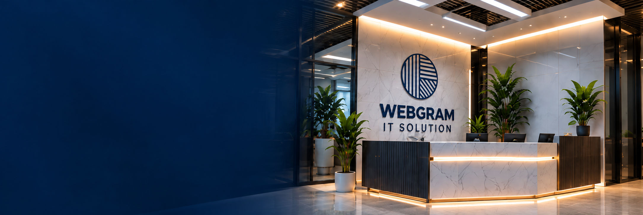 Webgram IT Solution office reception