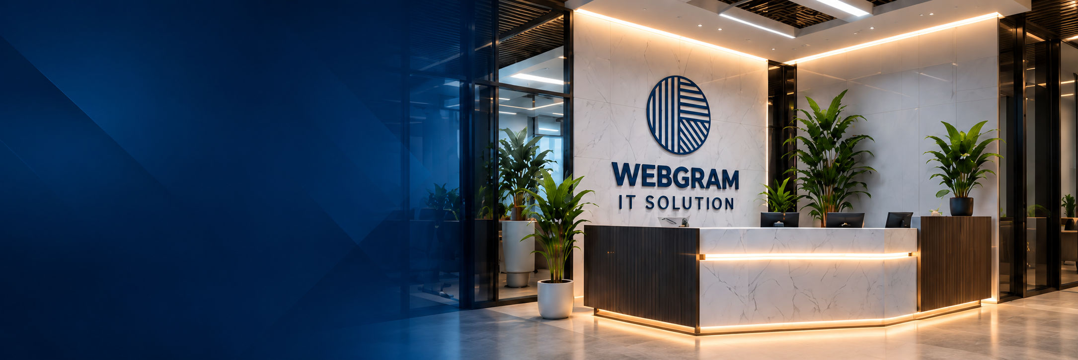Webgram IT Solution reception