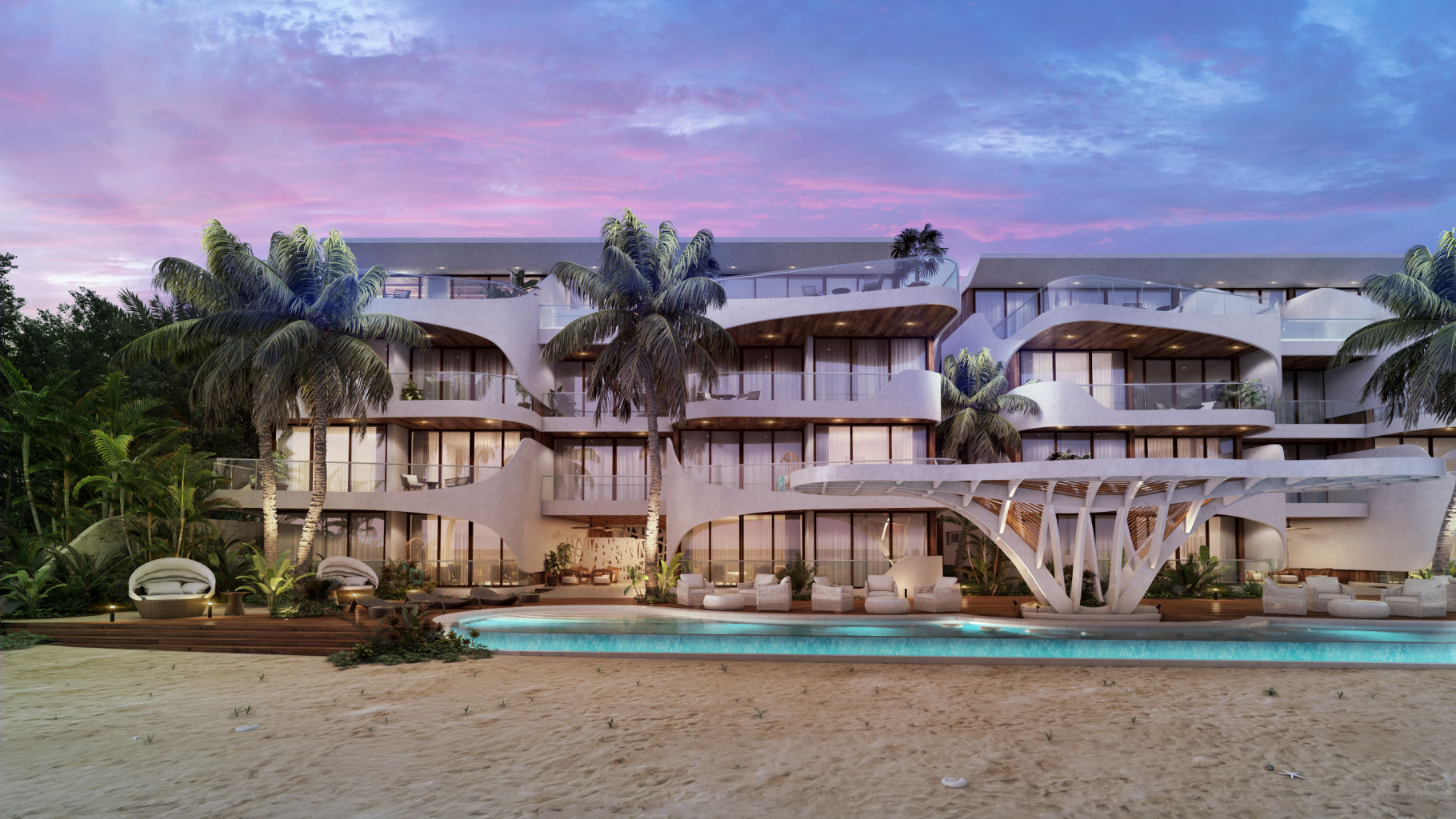 3BR 4BA apartment Tankah 52 Tulum