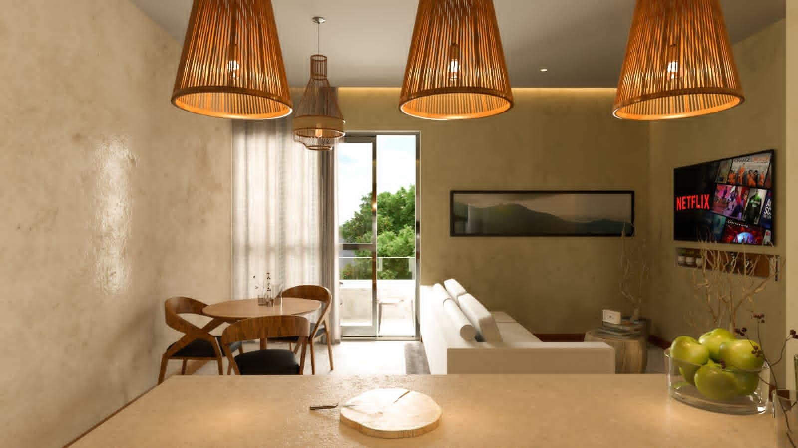 1BR 1BA, Apartment with Garden, Monarca 28 Beach Town, Playa del Carmen